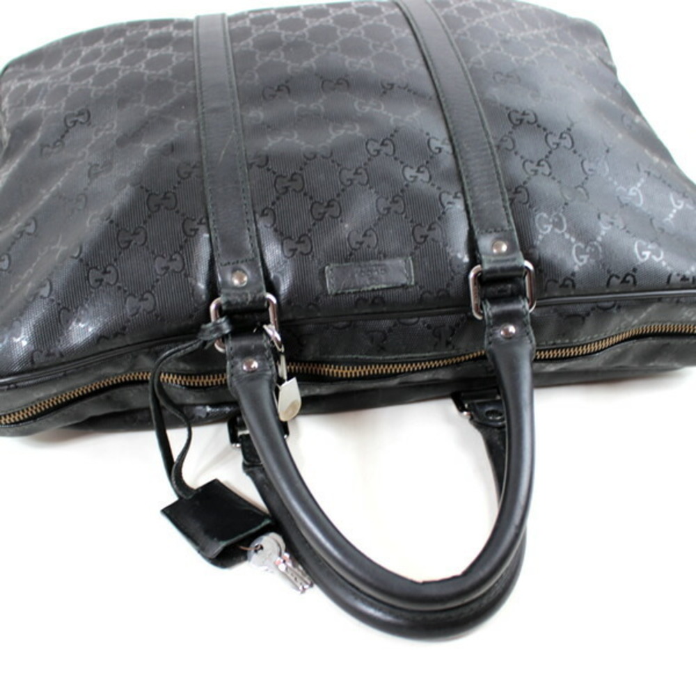 Gucci Document Bag Briefcase Gg Pattern Black - image 4